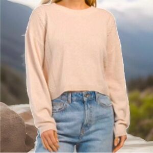 ❌SOLD❌ NWT Belldini Pure Cashmere Heather Oatmeal Womens Medium Sweater Luxury